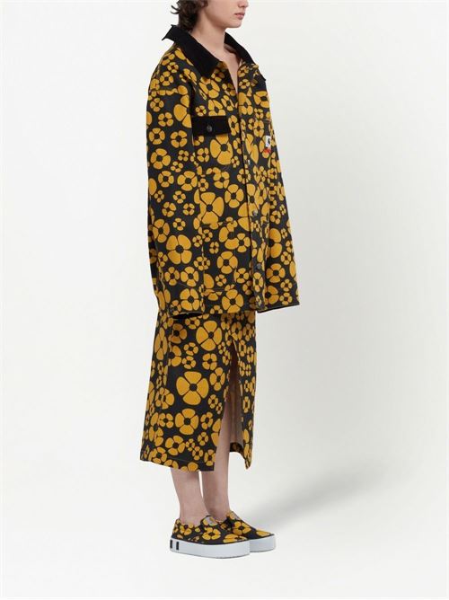 Floral print coat MARNI X CARHARTT | JKMA031290UTX001MFY70